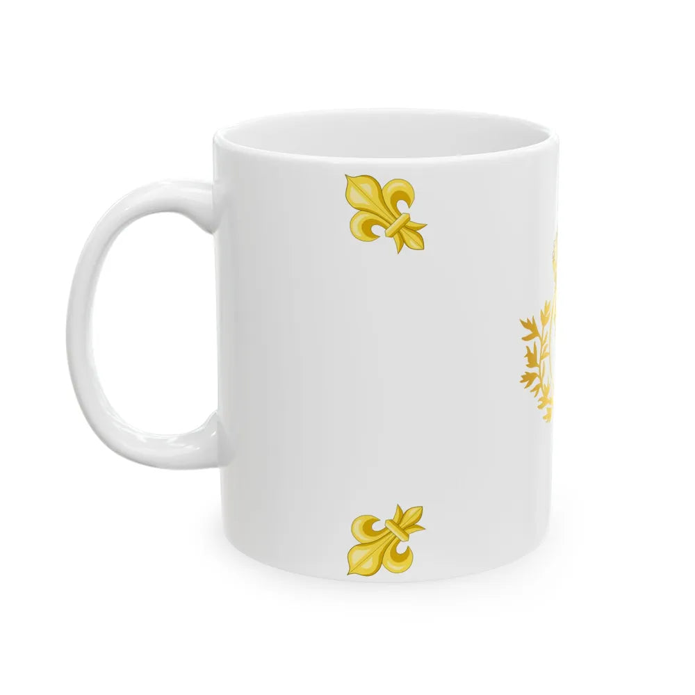 Royal Standard of France 1814-1830 - type 2 (France) White Coffee Mug - Go Mug Yourself