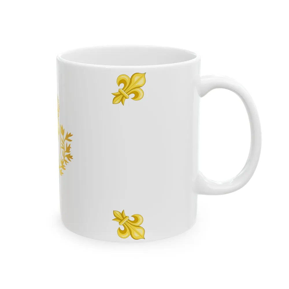 Royal Standard of France 1814-1830 - type 2 (France) White Coffee Mug - Go Mug Yourself