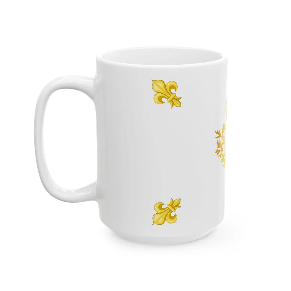 Royal Standard of France 1814-1830 - type 2 (France) White Coffee Mug - Go Mug Yourself