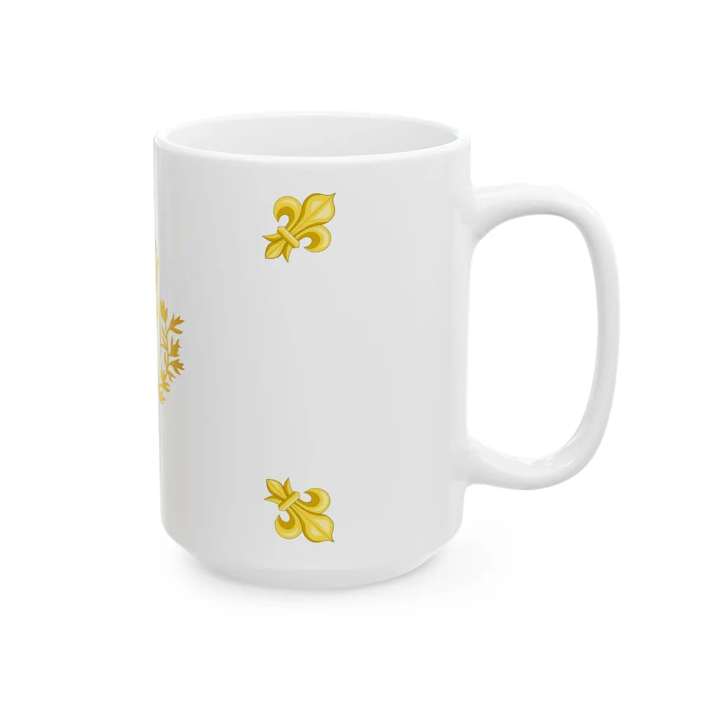 Royal Standard of France 1814-1830 - type 2 (France) White Coffee Mug - Go Mug Yourself