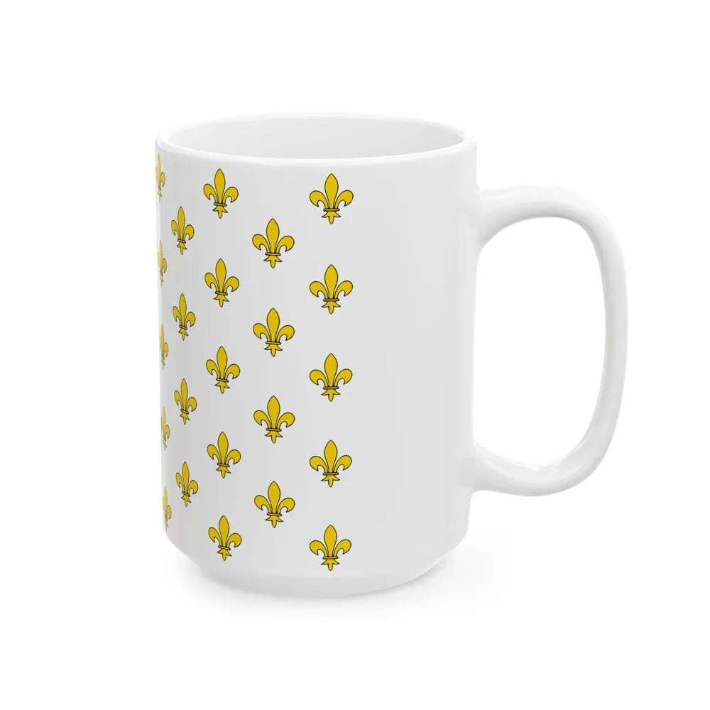 Royal Standard of France (France) White Coffee Mug - Go Mug Yourself