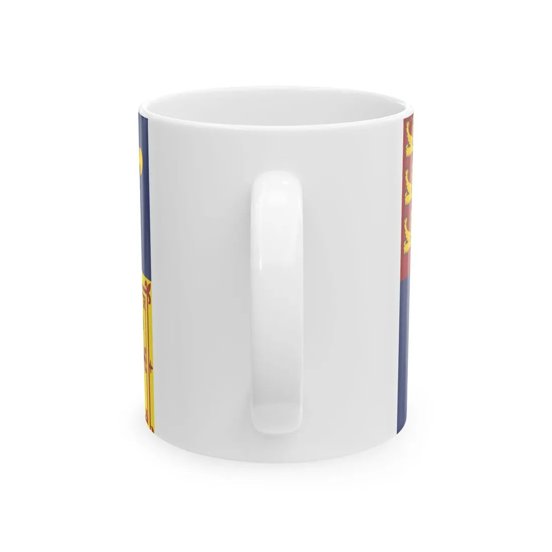 Royal Standard of Great Britain 1707-1714 (Ireland) White Coffee Mug - Go Mug Yourself