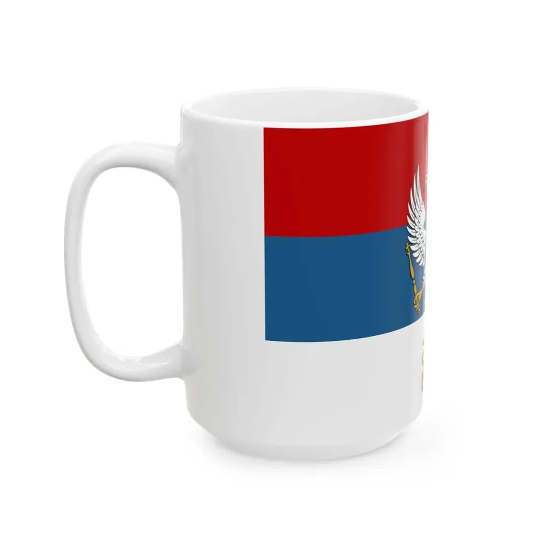 Royal Standard of HM the King Nikola I of Montenegrocorrectv (Montenegro) White Coffee Mug - Go Mug Yourself