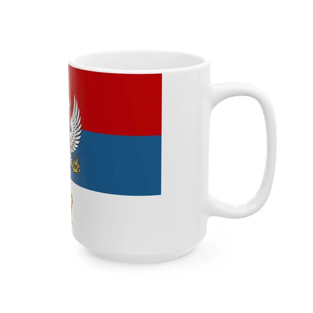 Royal Standard of HM the King Nikola I of Montenegrocorrectv (Montenegro) White Coffee Mug - Go Mug Yourself