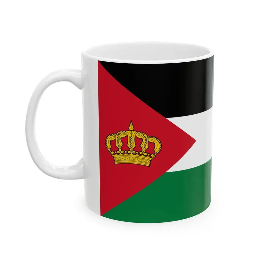 Royal Standard of Iraq 1930-1958 (Iraq) White Coffee Mug - Go Mug Yourself