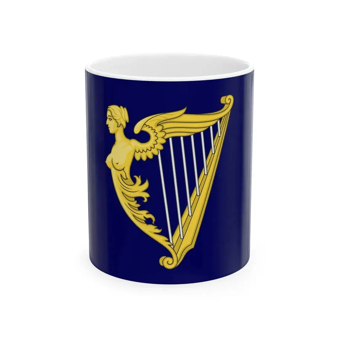 Royal Standard of Ireland 1542-1801 (Ireland) White Coffee Mug 11oz - Go Mug Yourself