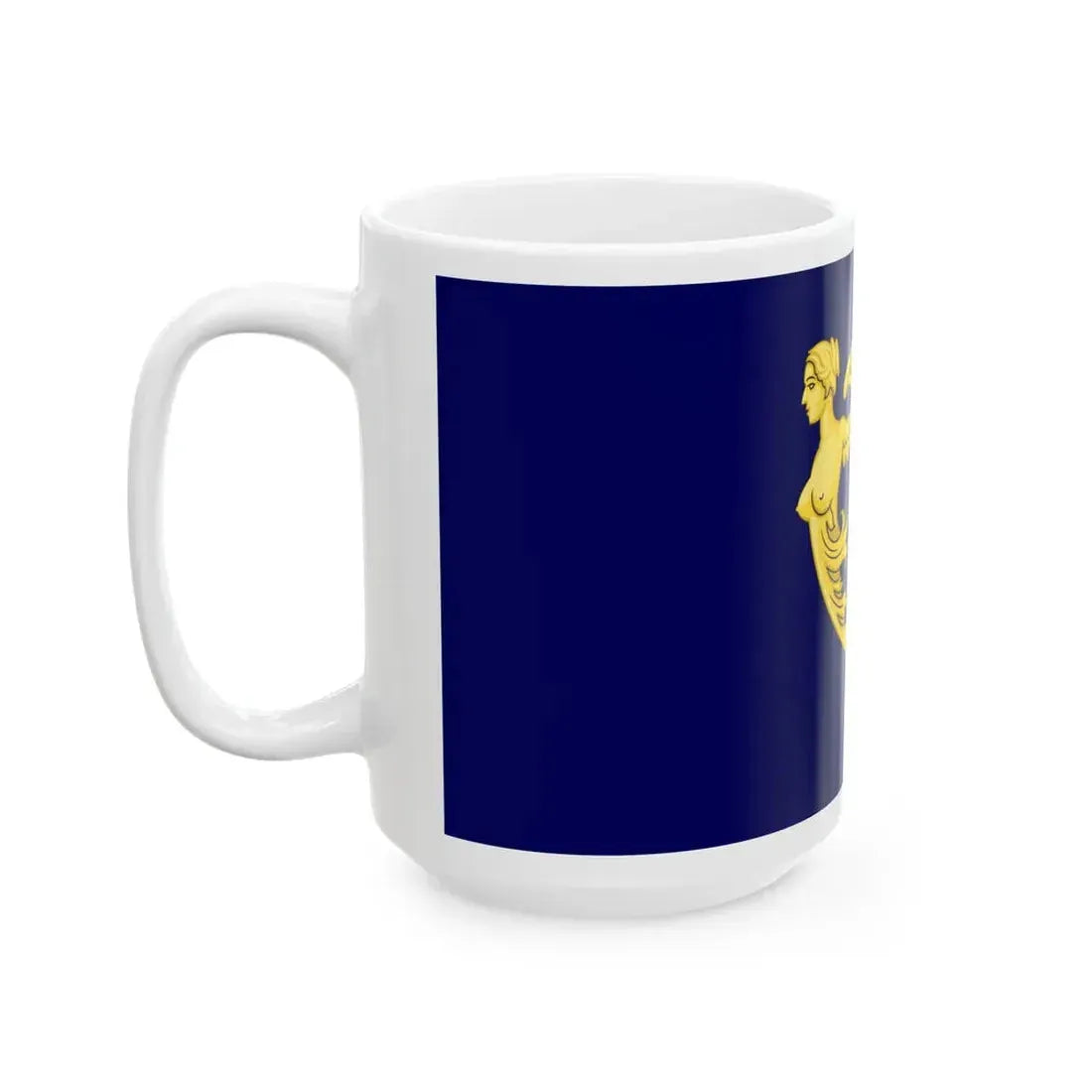 Royal Standard of Ireland 1542-1801 (Ireland) White Coffee Mug - Go Mug Yourself