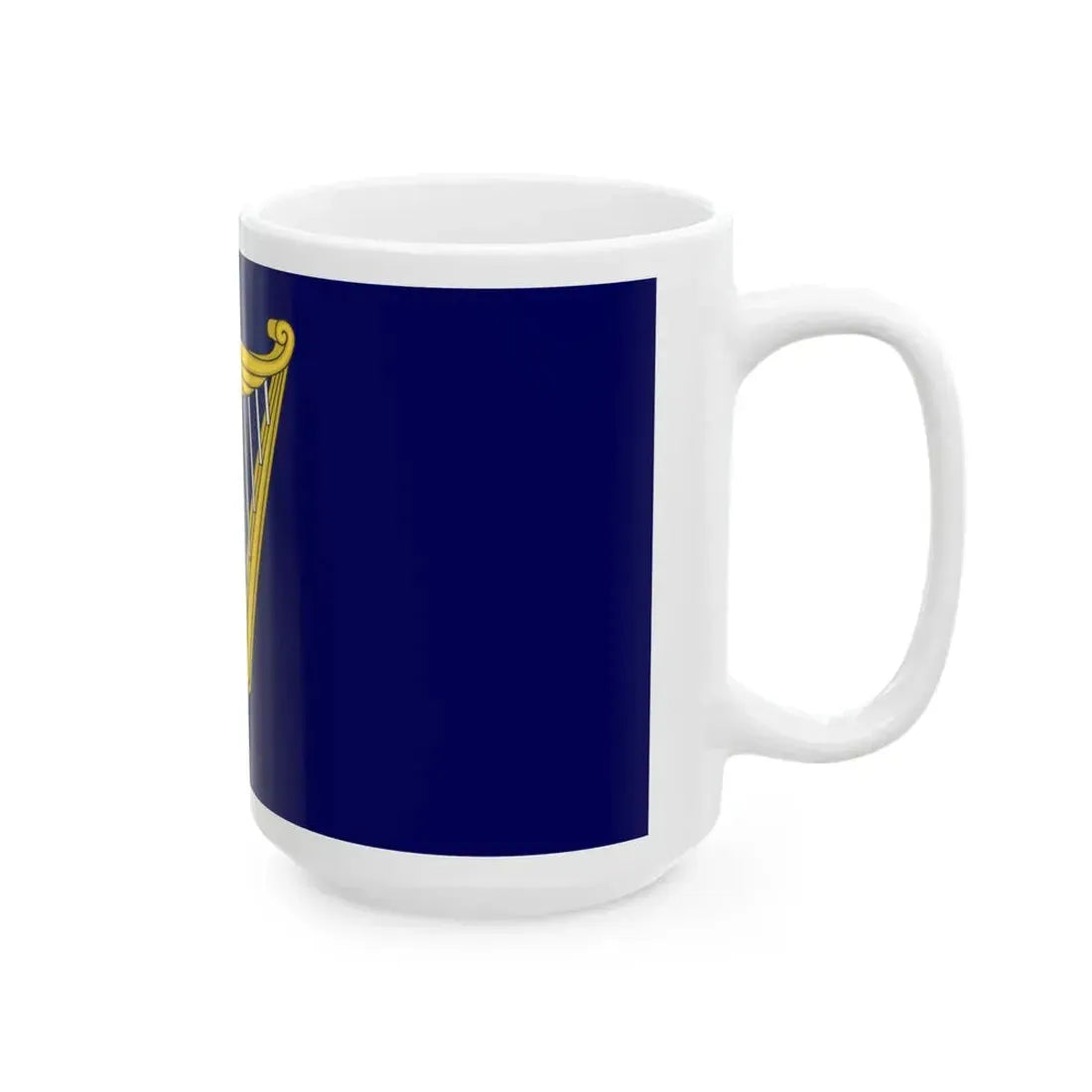 Royal Standard of Ireland 1542-1801 (Ireland) White Coffee Mug - Go Mug Yourself