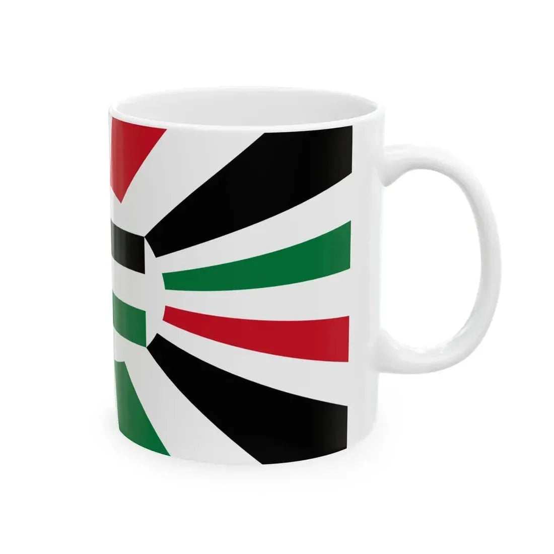 Royal standard of Jordan (Jordan) White Coffee Mug - Go Mug Yourself
