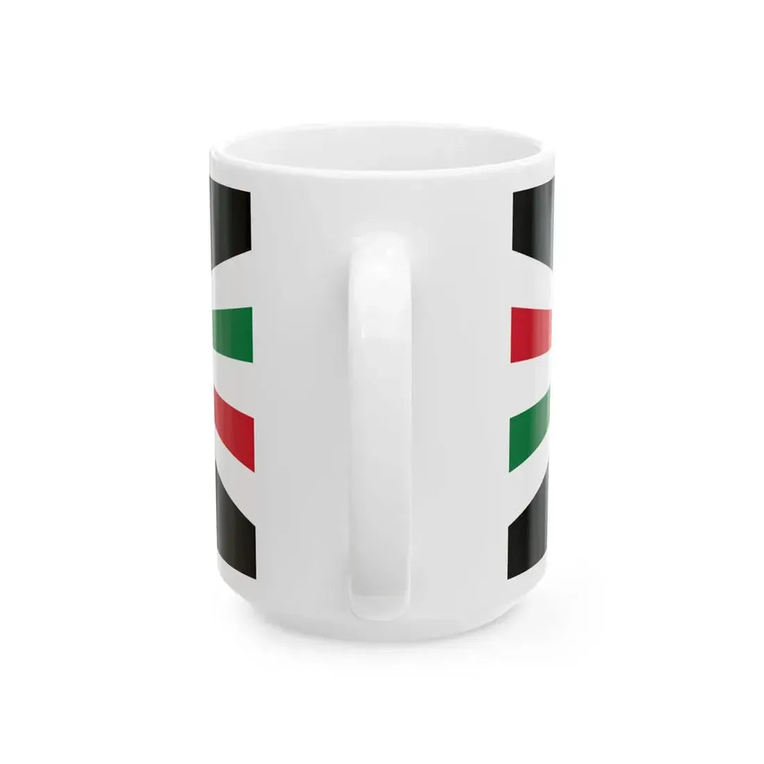 Royal standard of Jordan (Jordan) White Coffee Mug - Go Mug Yourself