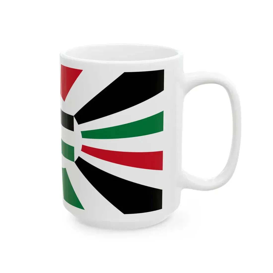 Royal standard of Jordan (Jordan) White Coffee Mug - Go Mug Yourself