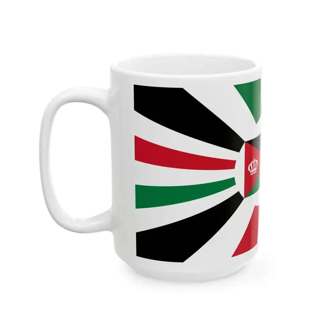 Royal Standard of Jordan white crown (Jordan) White Coffee Mug - Go Mug Yourself