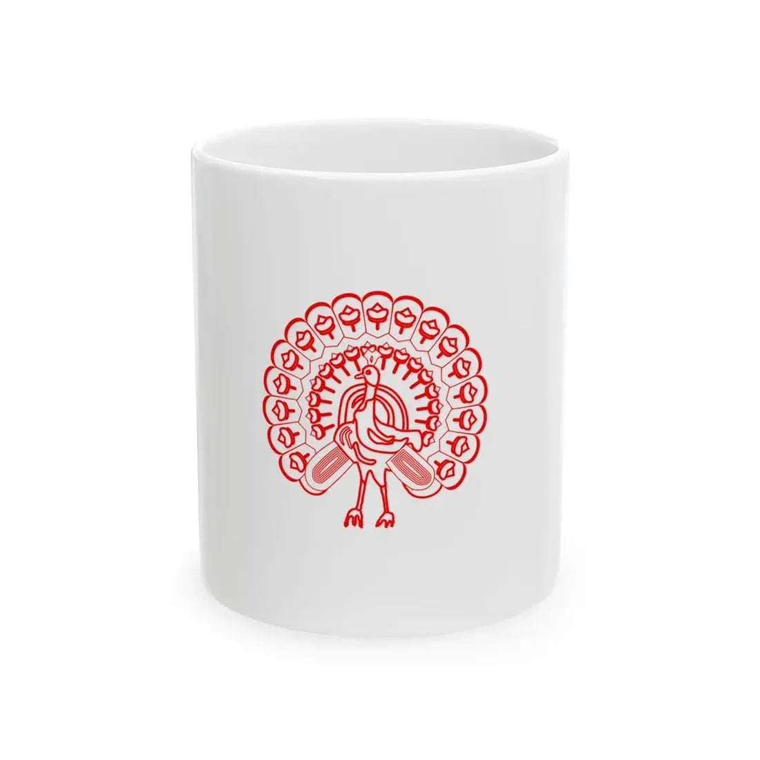 Royal Standard of Konbaung Dynasty 1753-1885 (Myanmar) White Coffee Mug 11oz - Go Mug Yourself
