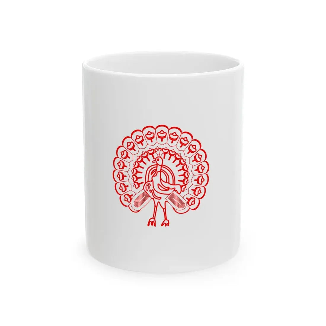 Royal Standard of Konbaung Dynasty 1753-1885 (Myanmar) White Coffee Mug 11oz - Go Mug Yourself