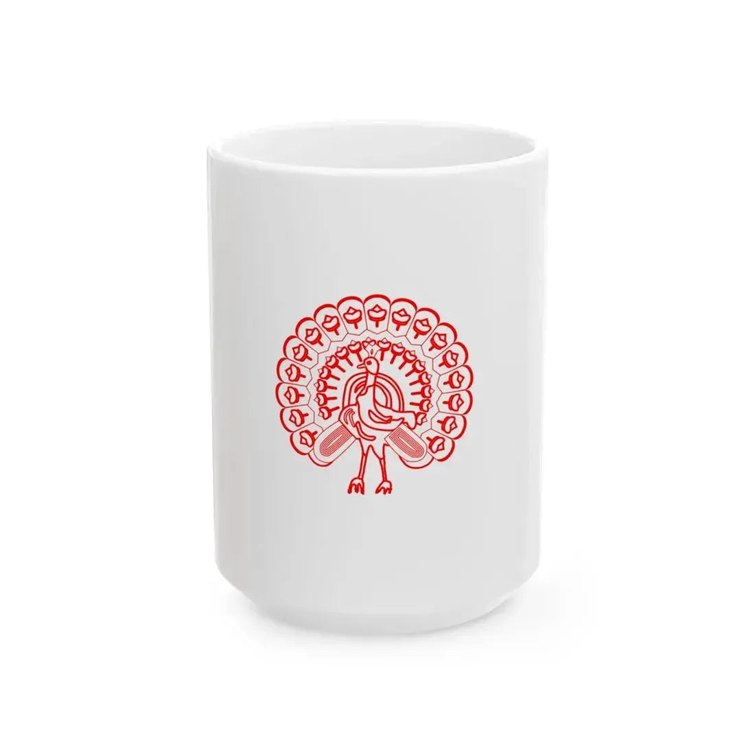 Royal Standard of Konbaung Dynasty 1753-1885 (Myanmar) White Coffee Mug 15oz - Go Mug Yourself