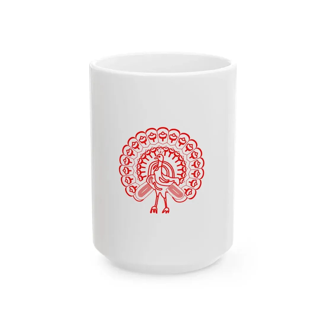 Royal Standard of Konbaung Dynasty 1753-1885 (Myanmar) White Coffee Mug 15oz - Go Mug Yourself