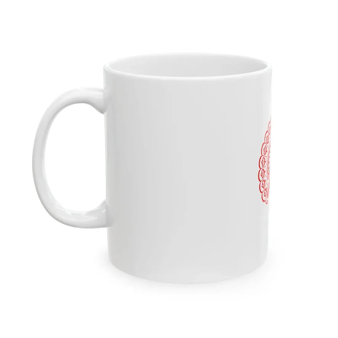 Royal Standard of Konbaung Dynasty 1753-1885 (Myanmar) White Coffee Mug - Go Mug Yourself