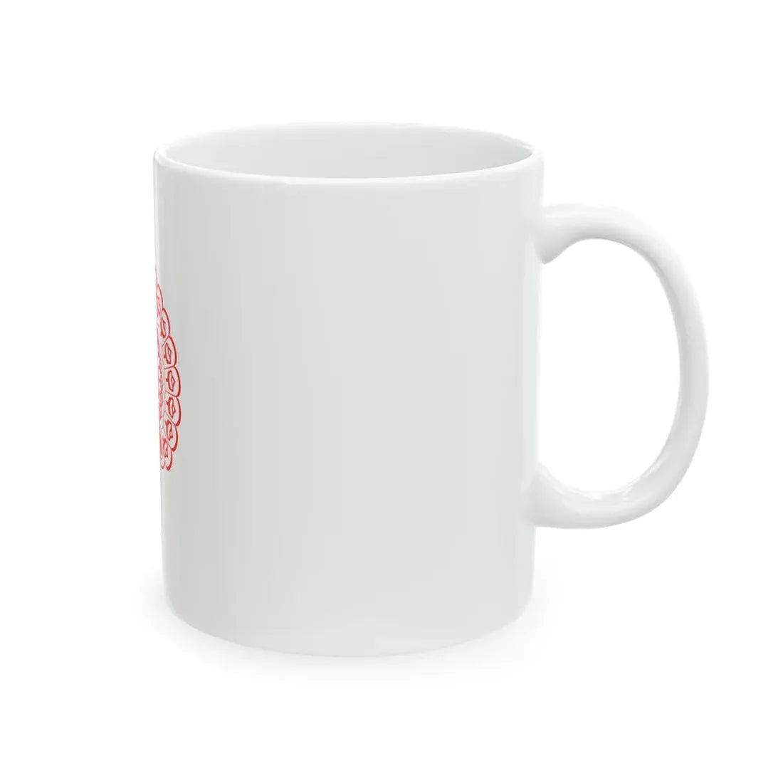 Royal Standard of Konbaung Dynasty 1753-1885 (Myanmar) White Coffee Mug - Go Mug Yourself