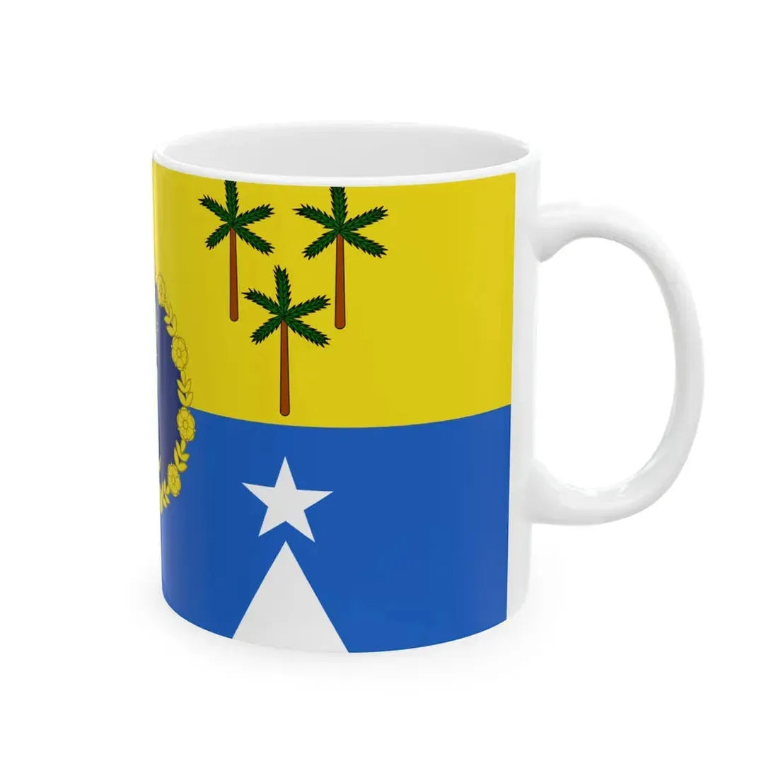 Royal Standard of Mauritius 1972-1992 (Mauritius) White Coffee Mug - Go Mug Yourself