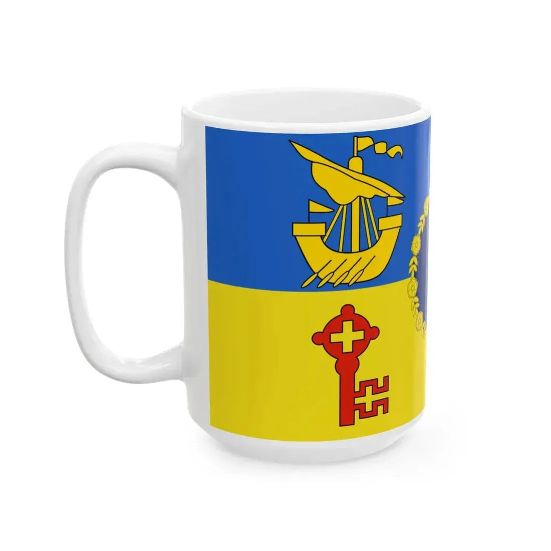 Royal Standard of Mauritius 1972-1992 (Mauritius) White Coffee Mug - Go Mug Yourself