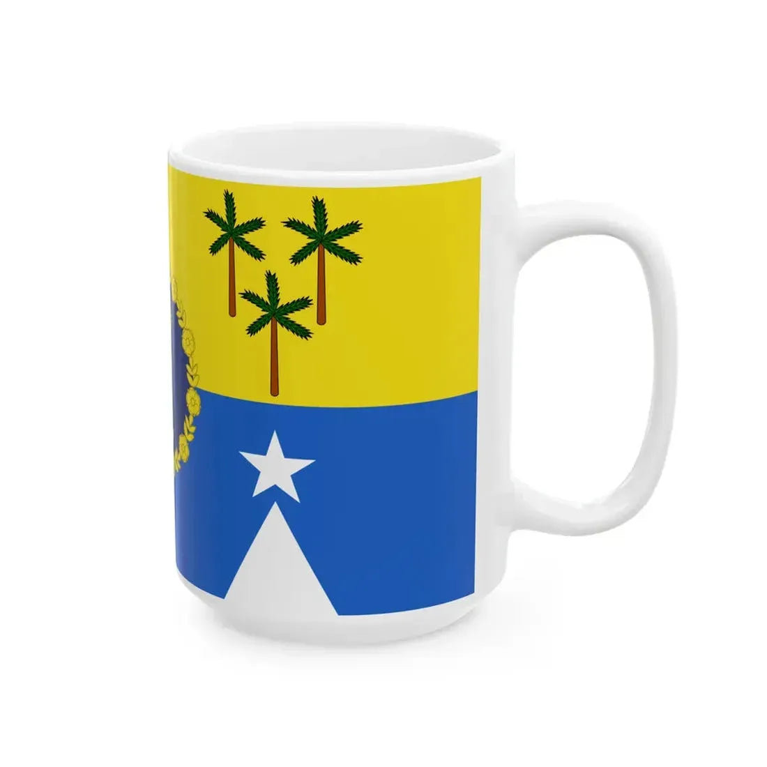 Royal Standard of Mauritius 1972-1992 (Mauritius) White Coffee Mug - Go Mug Yourself