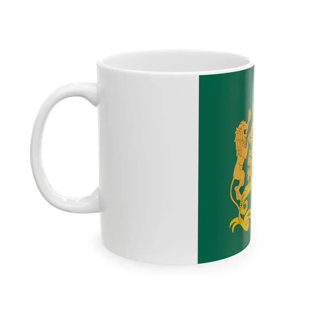Royal standard of Morocco (Morocco) White Coffee Mug - Go Mug Yourself