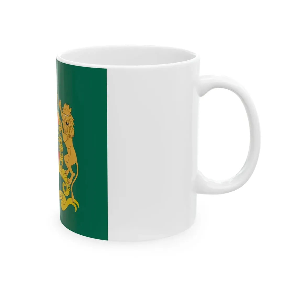 Royal standard of Morocco (Morocco) White Coffee Mug - Go Mug Yourself