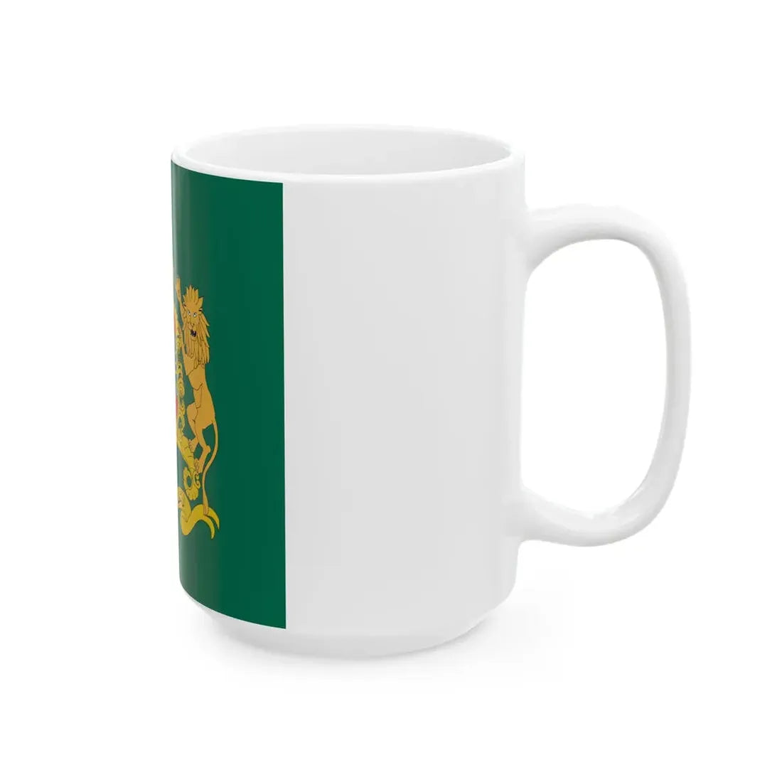 Royal standard of Morocco (Morocco) White Coffee Mug - Go Mug Yourself