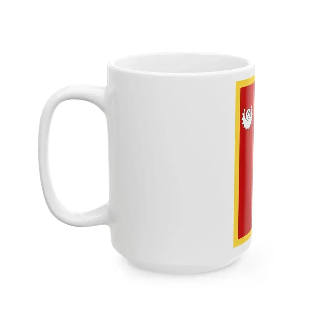 Royal standard of Nepal circa 1969 (Nepal) White Coffee Mug - Go Mug Yourself