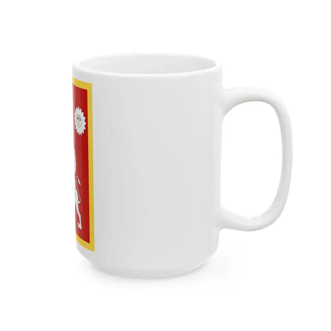Royal standard of Nepal circa 1969 (Nepal) White Coffee Mug - Go Mug Yourself