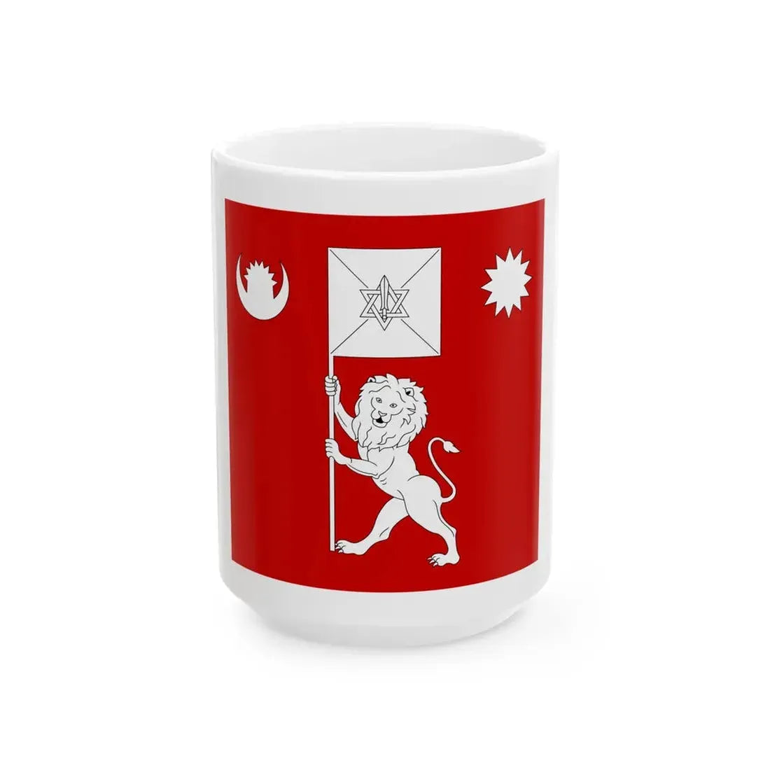 Royal standard of Nepal (Nepal) White Coffee Mug 15oz - Go Mug Yourself