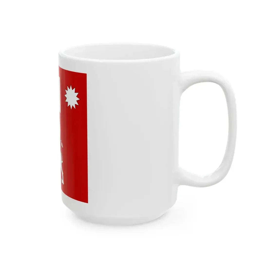 Royal standard of Nepal (Nepal) White Coffee Mug - Go Mug Yourself