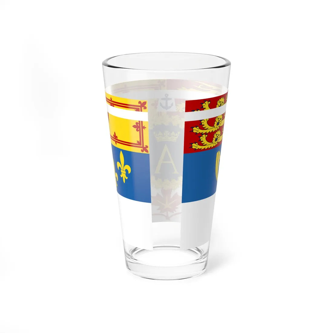 Royal Standard of Prince Andrew Duke of York in Canada (Canada) Pint Glass 16oz - Go Mug Yourself