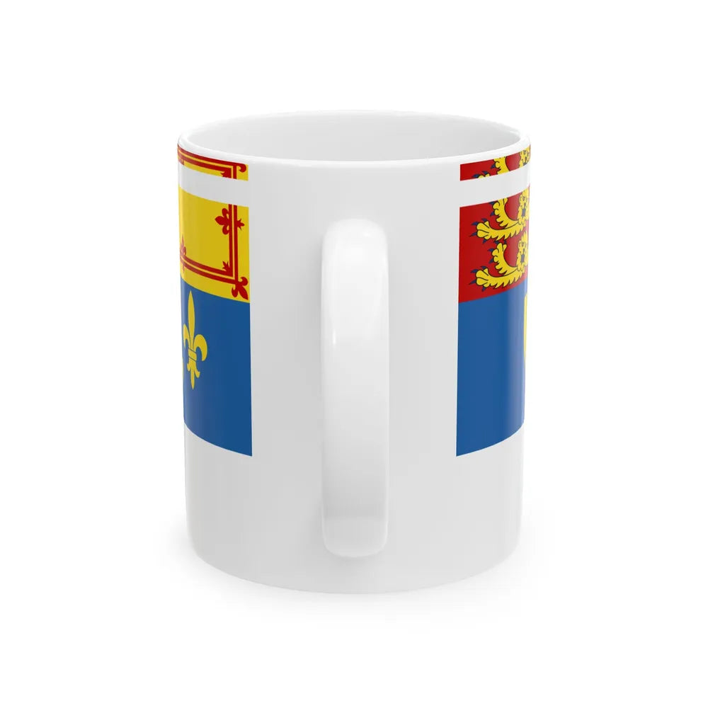 Royal Standard of Prince Andrew Duke of York in Canada (Canada) White Coffee Mug - Go Mug Yourself