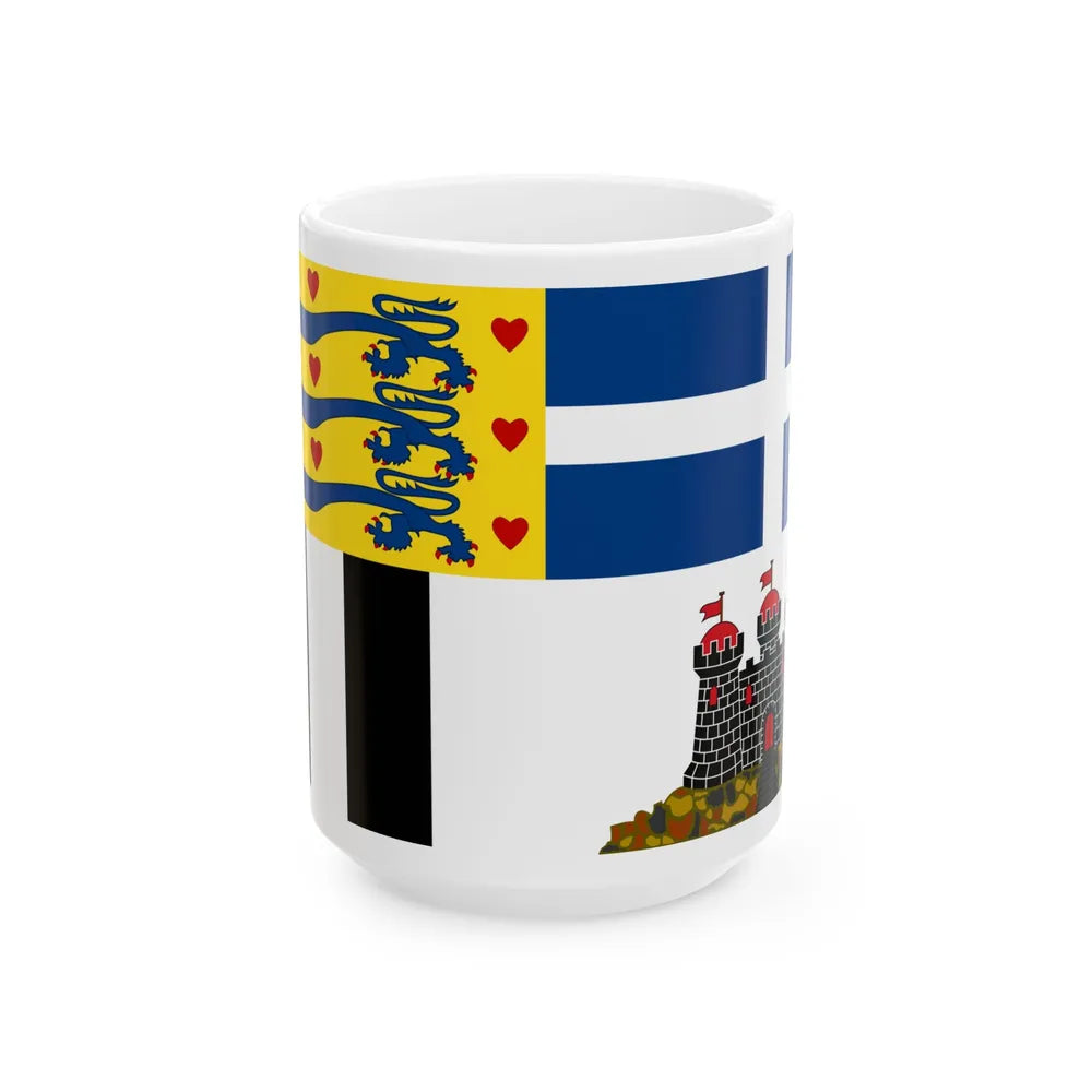 Royal Standard of Prince Philip 1952-2021 (Canada) White Coffee Mug 15oz - Go Mug Yourself