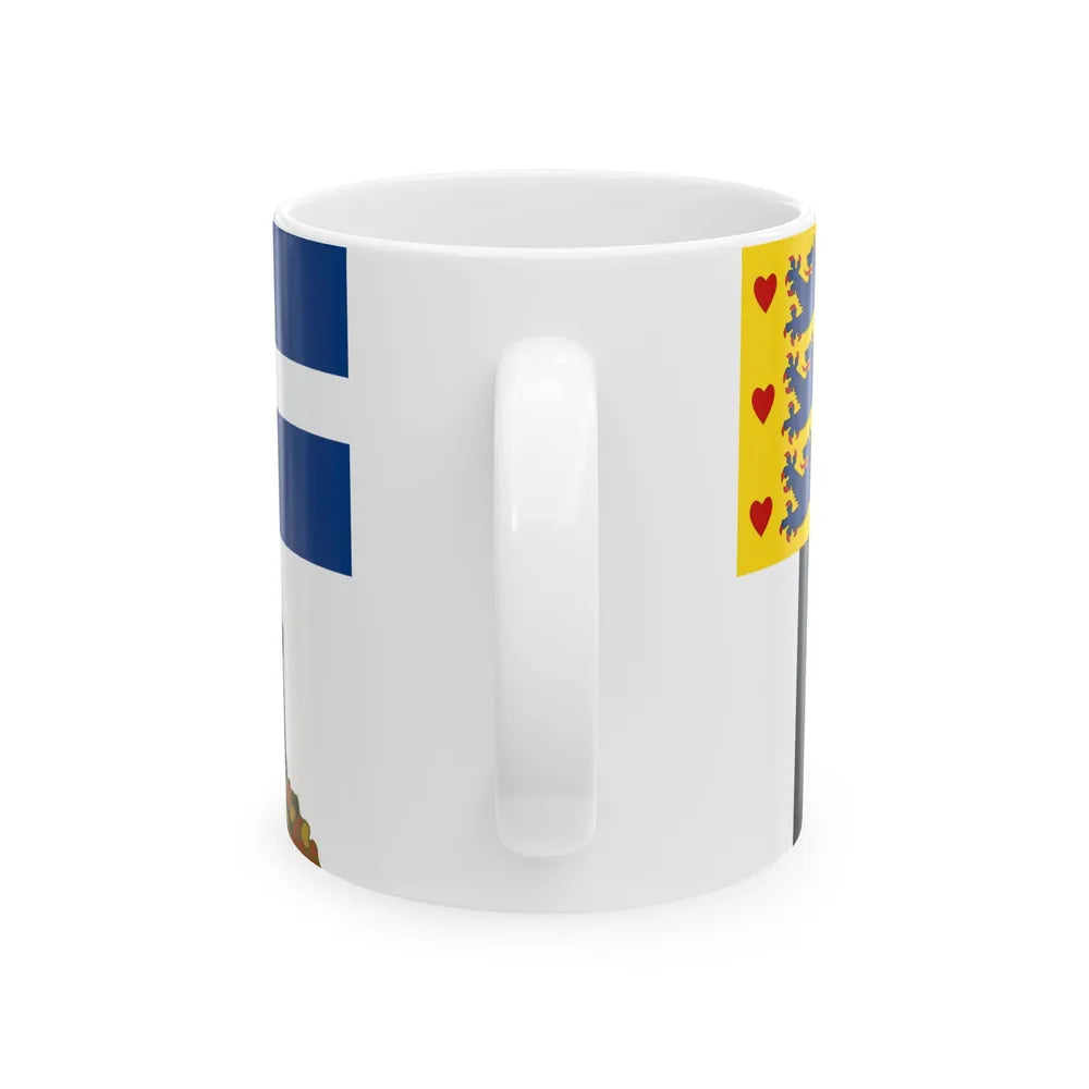 Royal Standard of Prince Philip 1952-2021 (Canada) White Coffee Mug - Go Mug Yourself