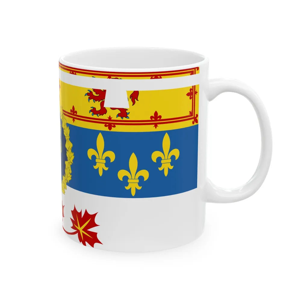 Royal Standard of Prince William in Canada 2011-2022 (Canada) White Coffee Mug - Go Mug Yourself