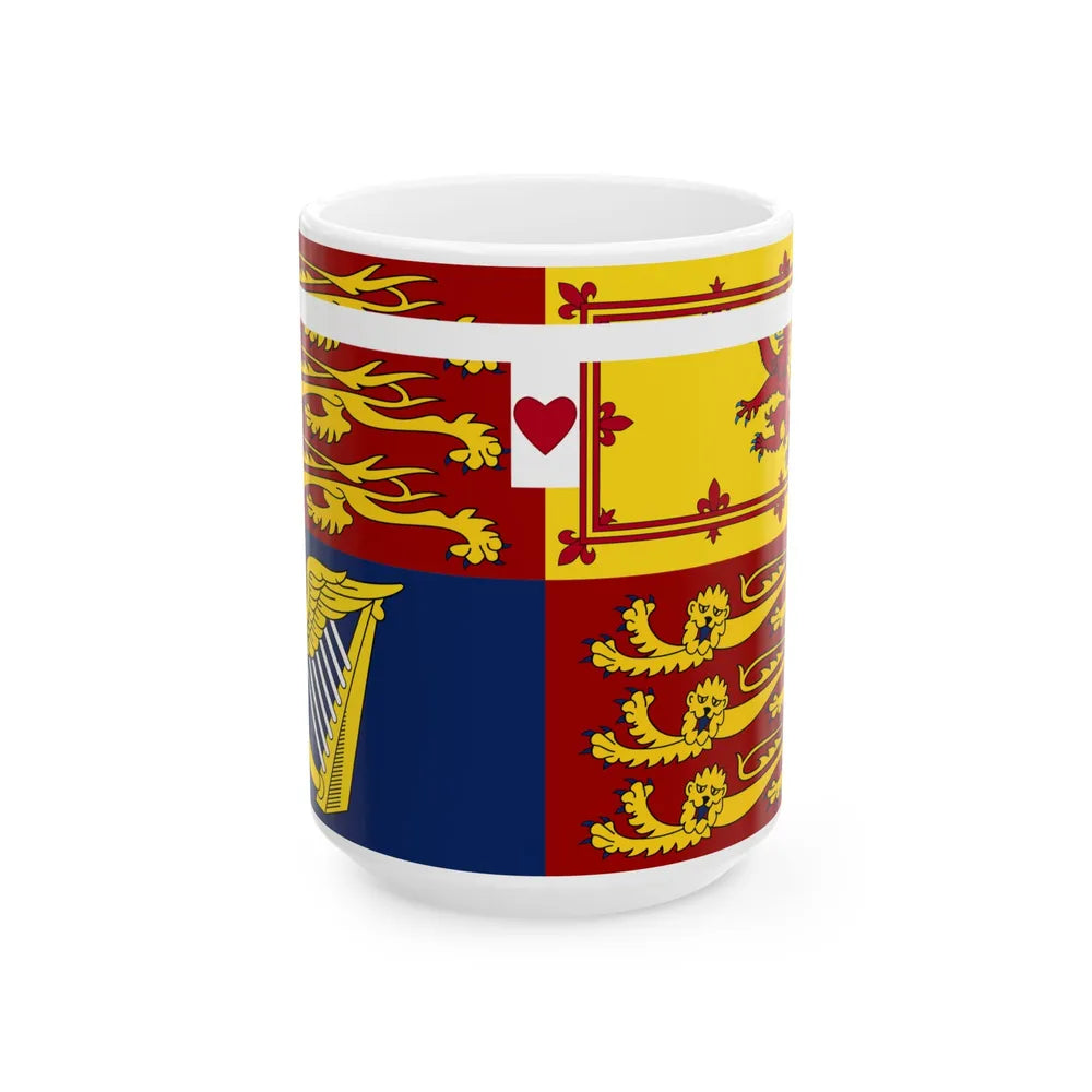Royal Standard of Princess Anne Princess Royal (Canada) White Coffee Mug 15oz - Go Mug Yourself
