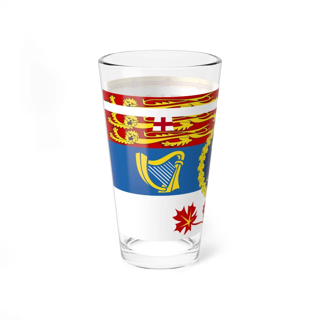 Royal Standard of Princess Anne Princess Royal in Canada (Canada) Pint Glass 16oz - Go Mug Yourself