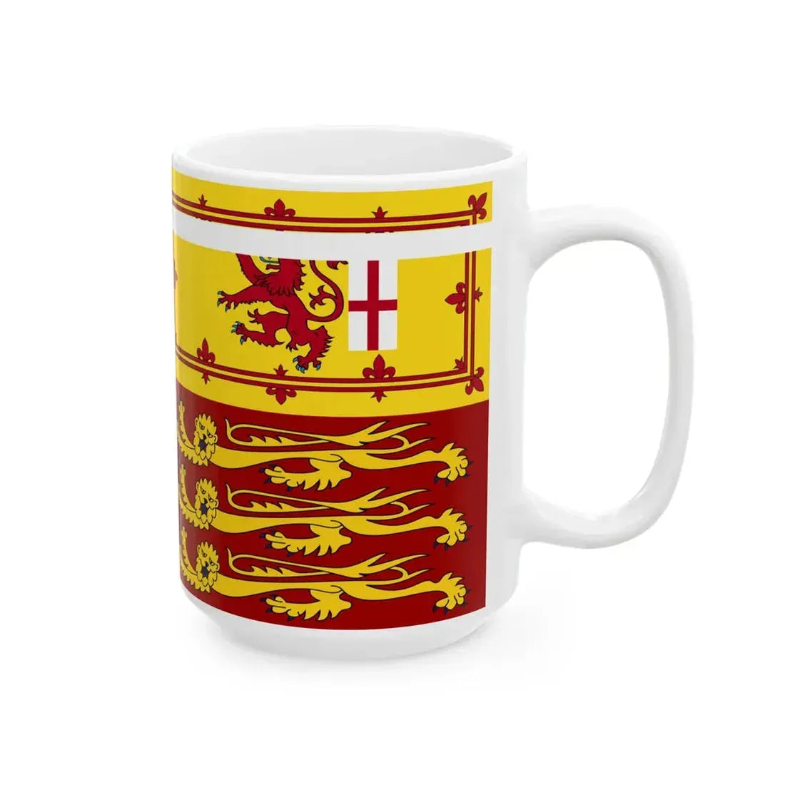 Royal Standard of Princess Elizabeth 1944-1952 (Australia) White Coffee Mug - Go Mug Yourself