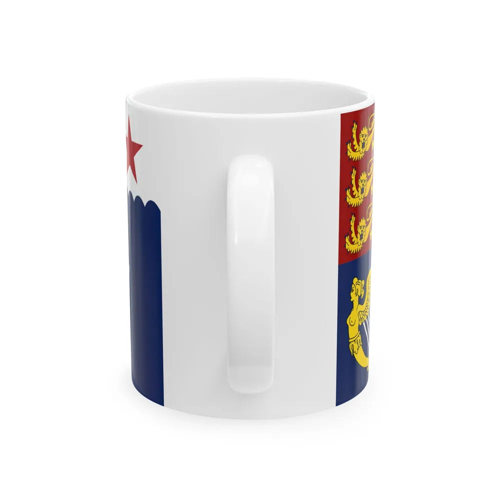 Royal Standard of Queen Camilla (Canada) White Coffee Mug - Go Mug Yourself