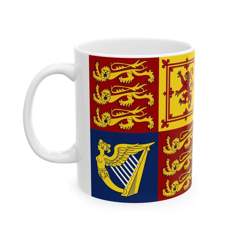 Royal Standard of Queen Camilla (Canada) White Coffee Mug - Go Mug Yourself