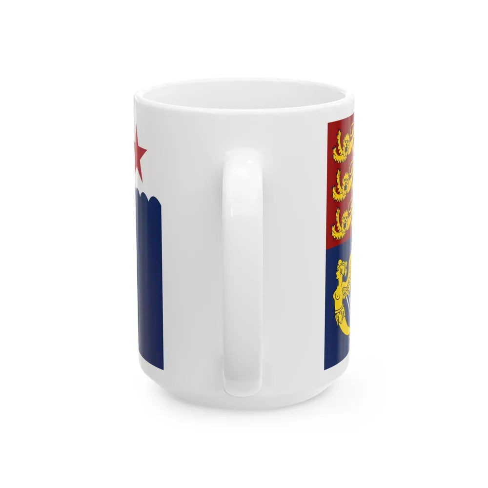 Royal Standard of Queen Camilla (Canada) White Coffee Mug - Go Mug Yourself