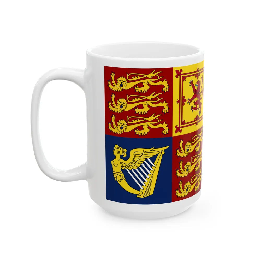 Royal Standard of Queen Camilla (Canada) White Coffee Mug - Go Mug Yourself