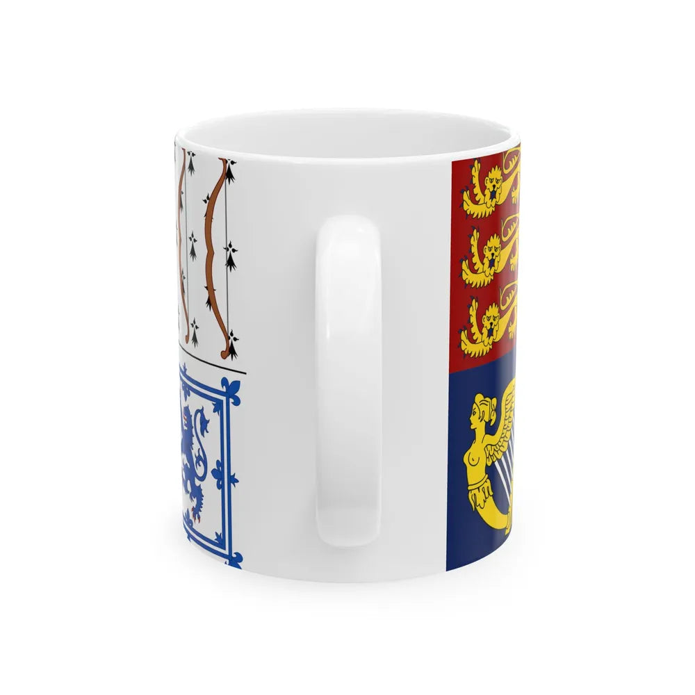 Royal Standard of Queen Elizabeth The Queen Mother (Canada) White Coffee Mug - Go Mug Yourself