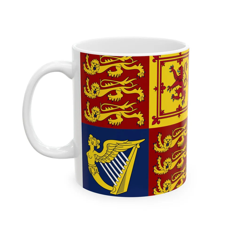 Royal Standard of Queen Elizabeth The Queen Mother (Canada) White Coffee Mug - Go Mug Yourself