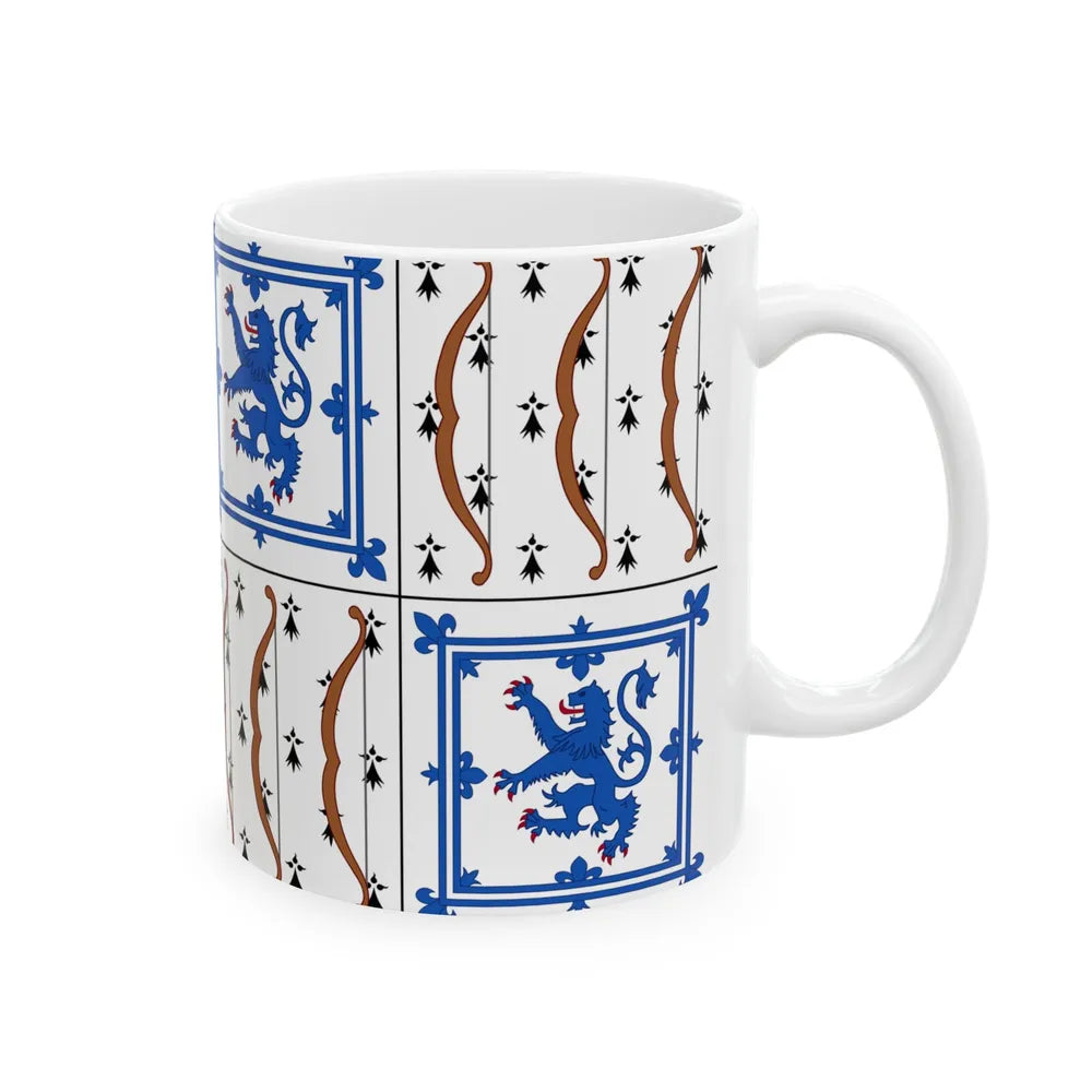 Royal Standard of Queen Elizabeth The Queen Mother (Canada) White Coffee Mug - Go Mug Yourself