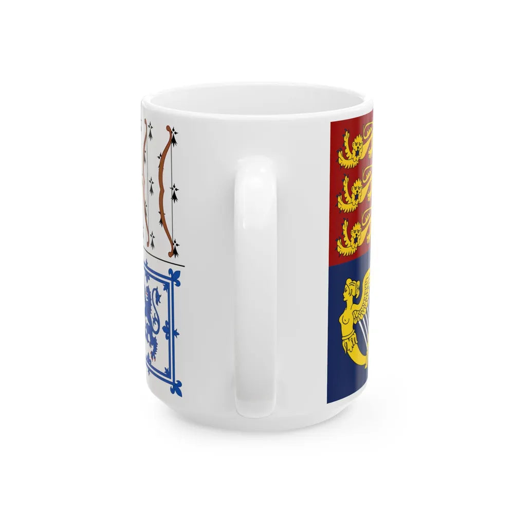 Royal Standard of Queen Elizabeth The Queen Mother (Canada) White Coffee Mug - Go Mug Yourself