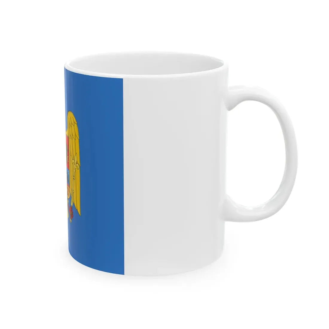 Royal standard of Romania Prince 1922 model (Oman) White Coffee Mug - Go Mug Yourself
