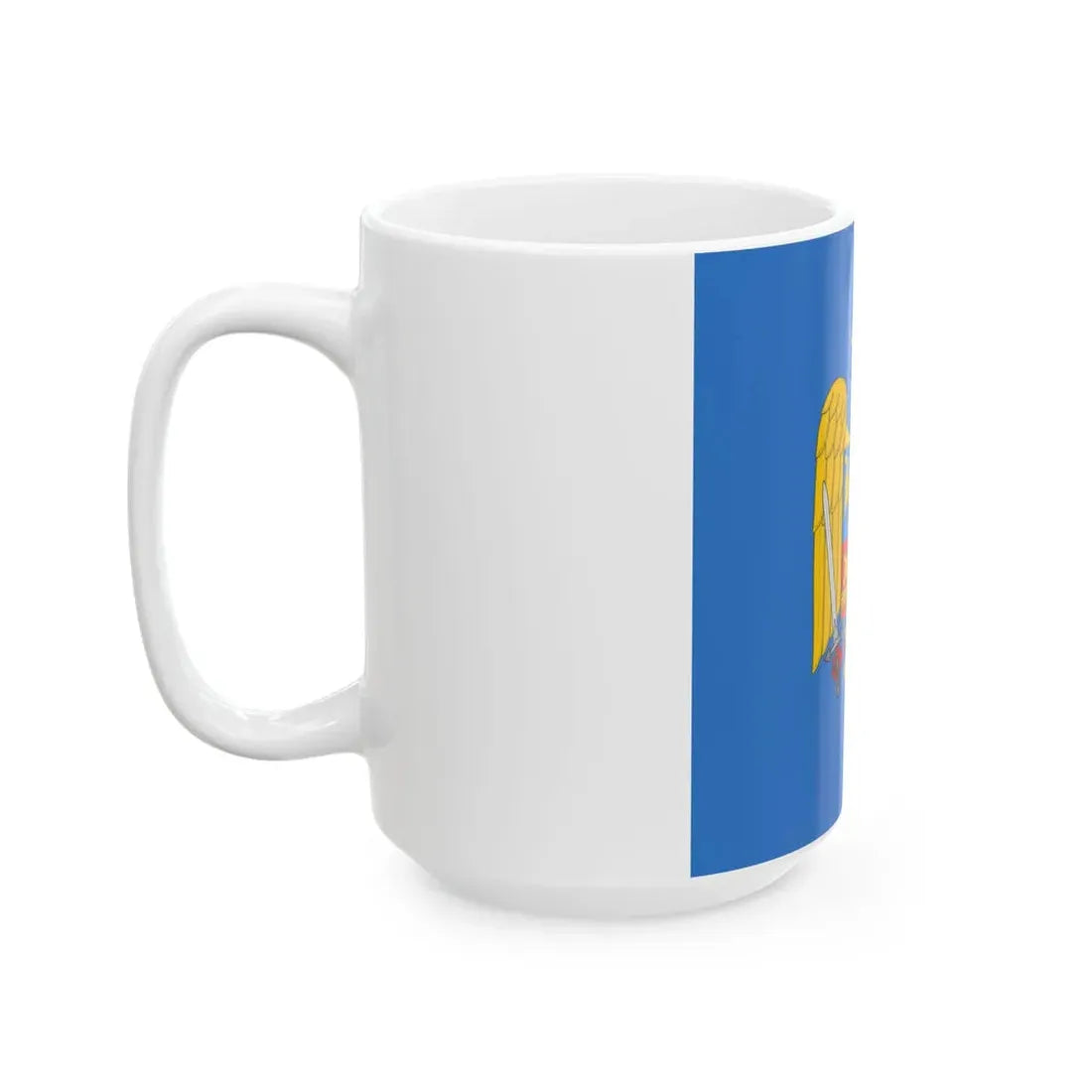 Royal standard of Romania Prince 1922 model (Oman) White Coffee Mug - Go Mug Yourself